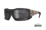 Frame: Grey Transparent; Lenses: PA Smoke