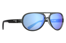 Matt Transparent Grey / Smoke ML Blue Mirror